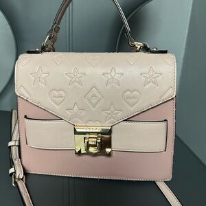 Aldo Pink and Cream Crossbody Bag